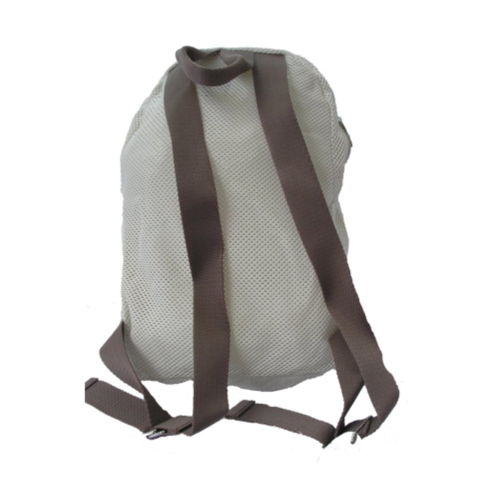 European Open Mesh Zippers Backpack by Alan Stuart